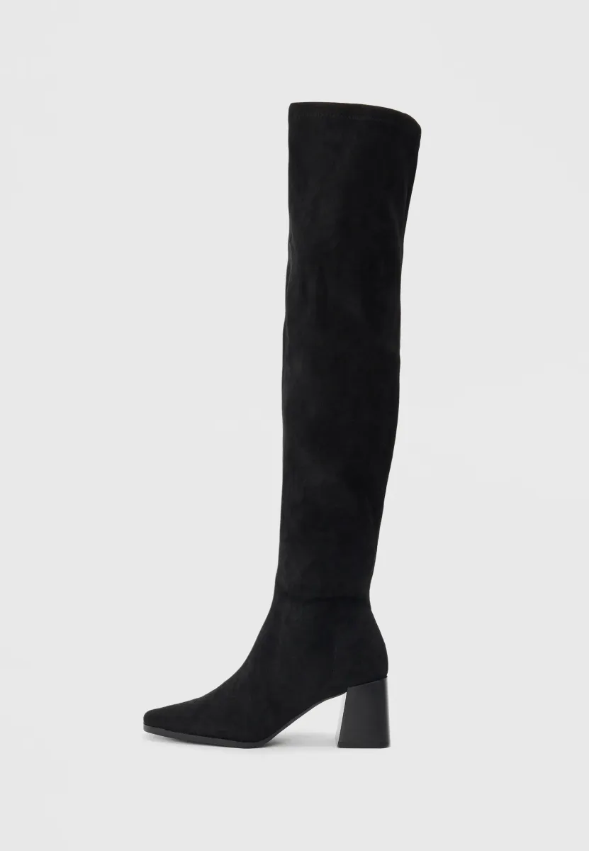Overknees - black
