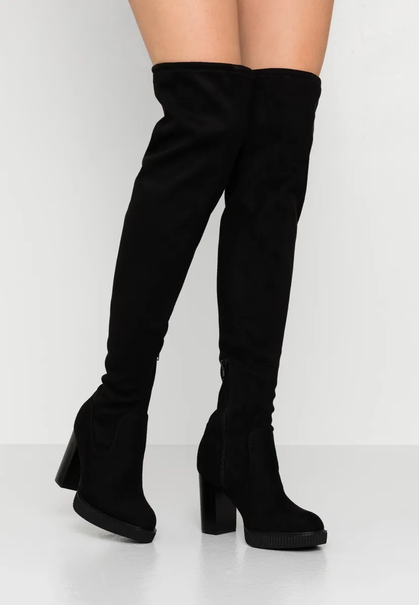 Overknees - black