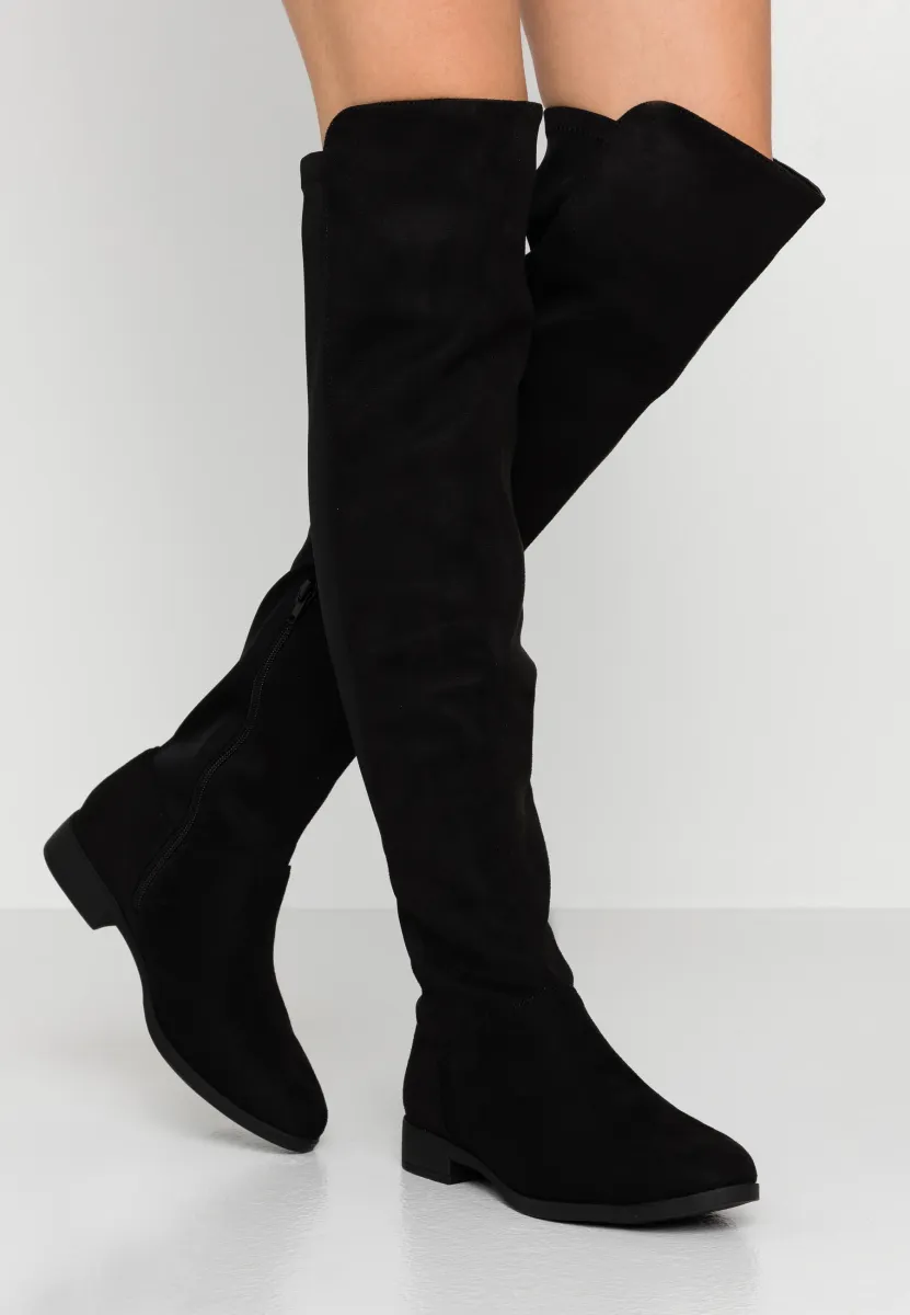 Overknees - black