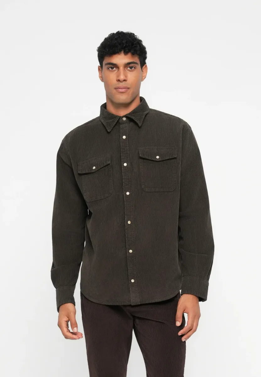 OVERSHIRT - Hemd - dark olive