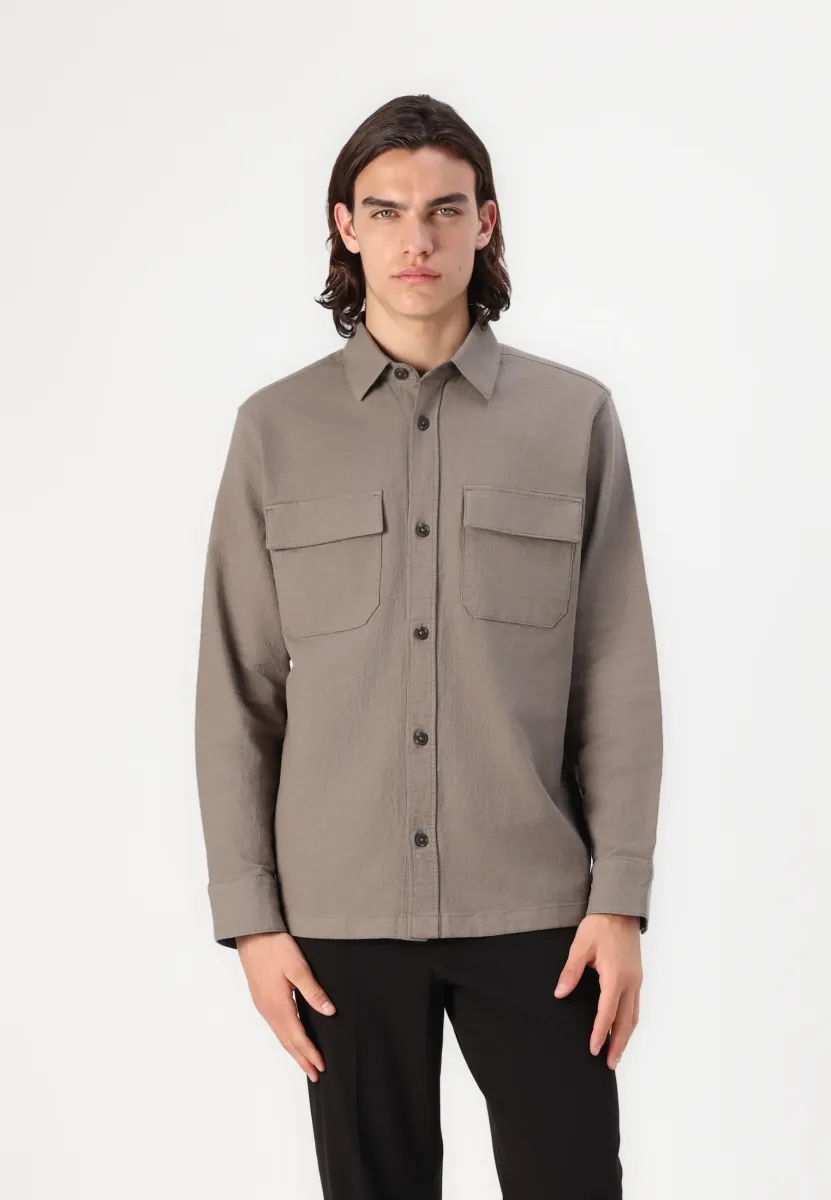 OVERSHIRT - Hemd - smokey olive green
