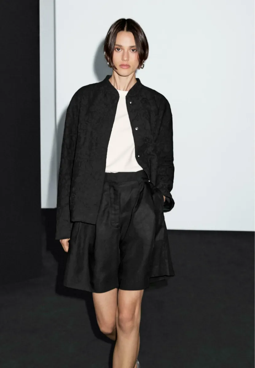 OVERSIZE BOMBER - Bomberjacke - black