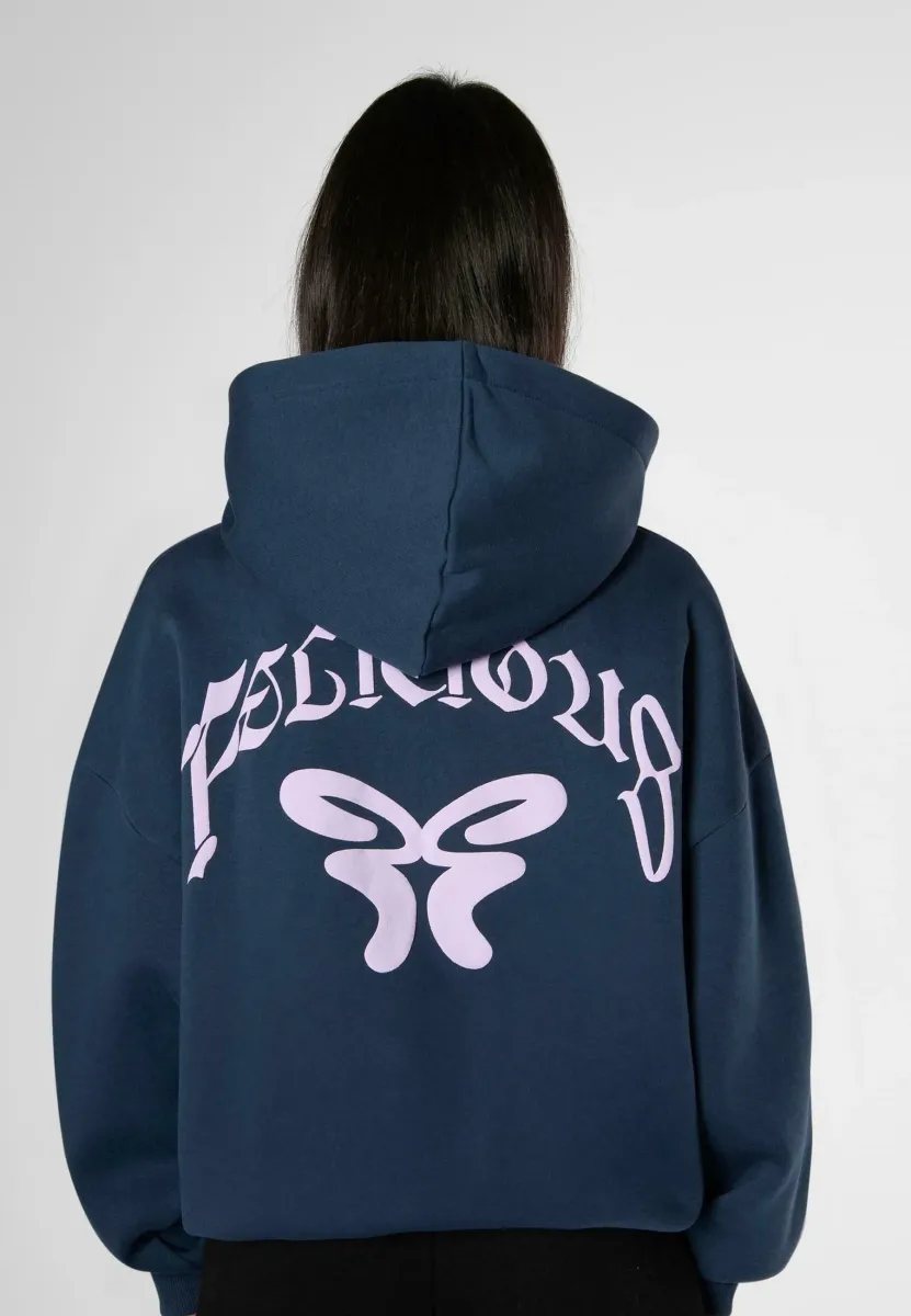 OVERSIZE - Kapuzenpullover - stone blue