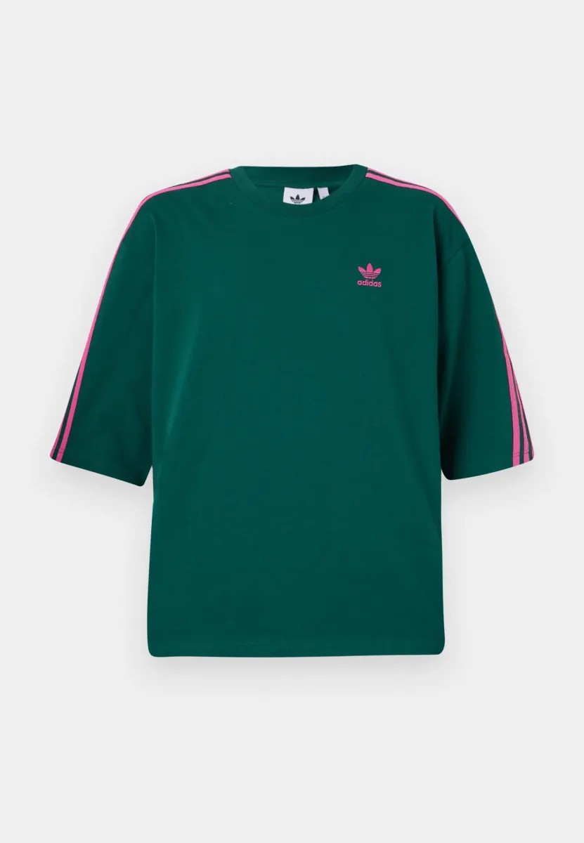 OVERSIZE TEE UNISEX - T-Shirt print - collegiate green/semi lucid fuchsia