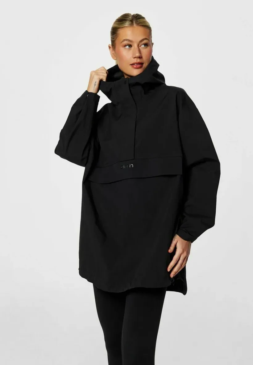 OVERSIZED ANORAK - Regenjacke / wasserabweisende Jacke - Black