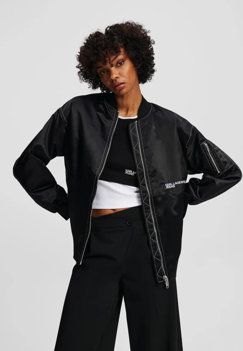 OVERSIZED - Bomberjacke - black