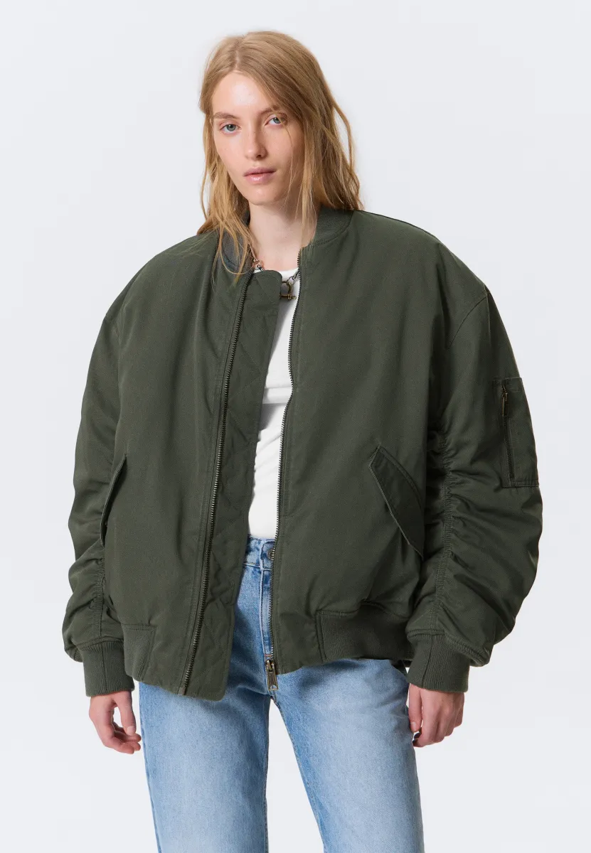 OVERSIZED - Bomberjacke - washed khaki