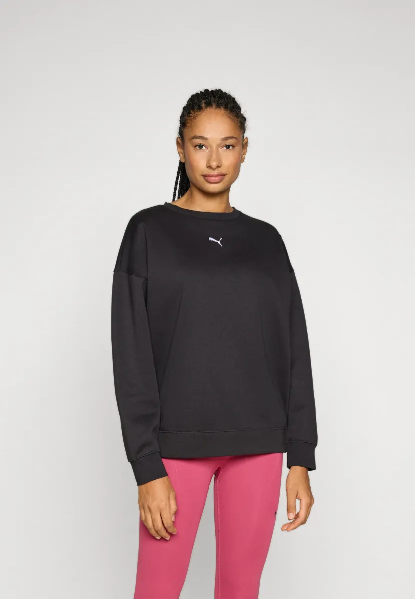 OVERSIZED CREW - Sweatshirt - black