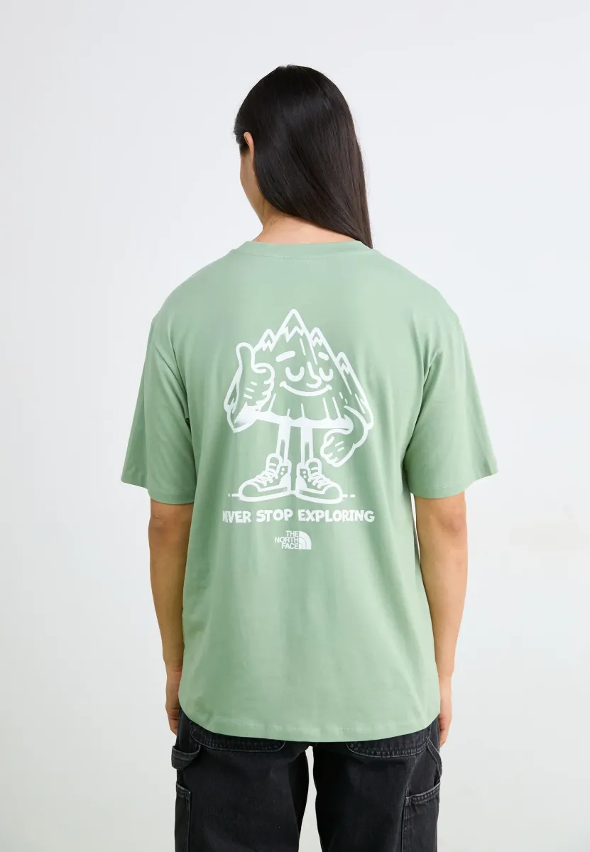 OVERSIZED TEE FUN - T-Shirt print - slate moss