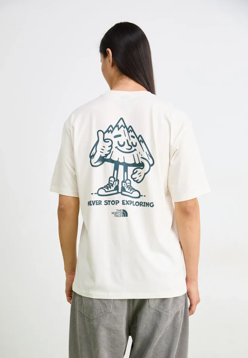 OVERSIZED TEE FUN - T-Shirt print - white dune