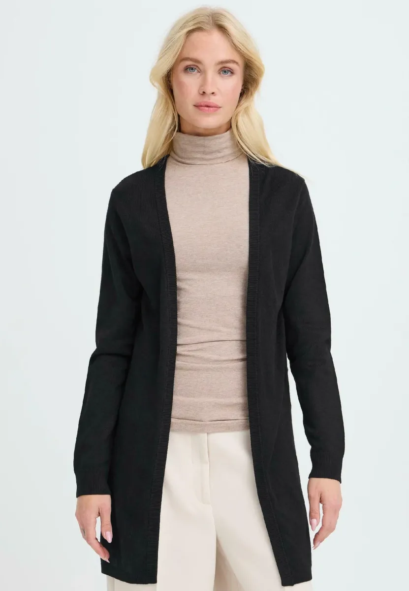 OXAIDA - Strickjacke - black