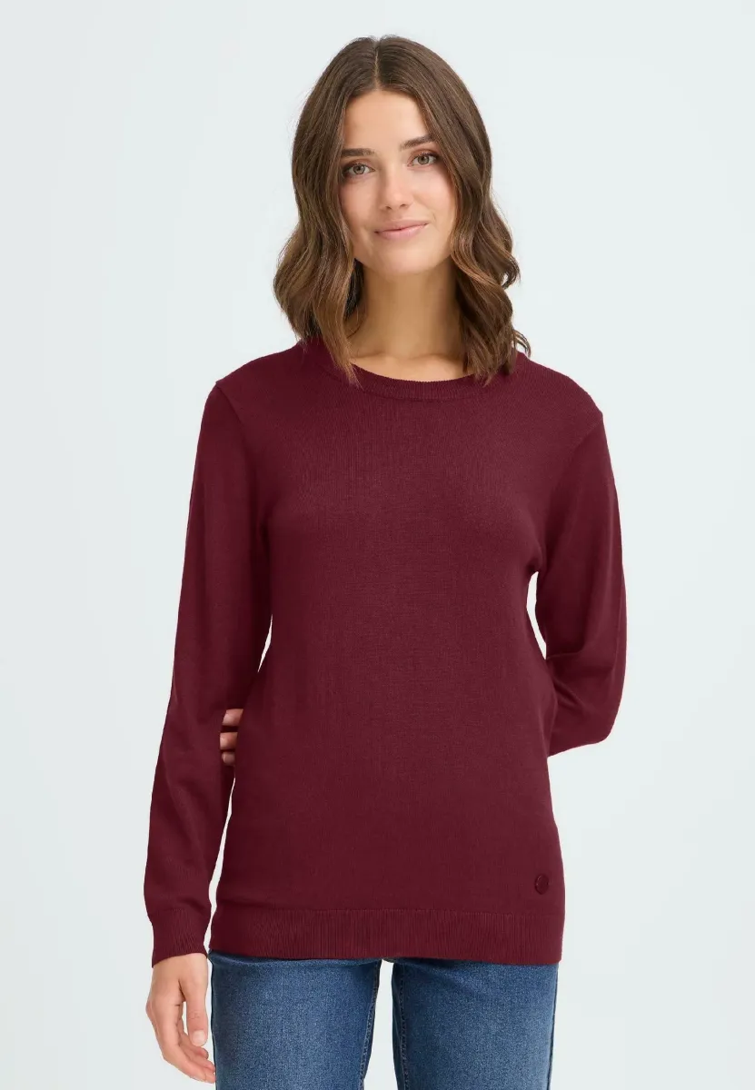 OXAIDA - Strickpullover - chocolate truffle