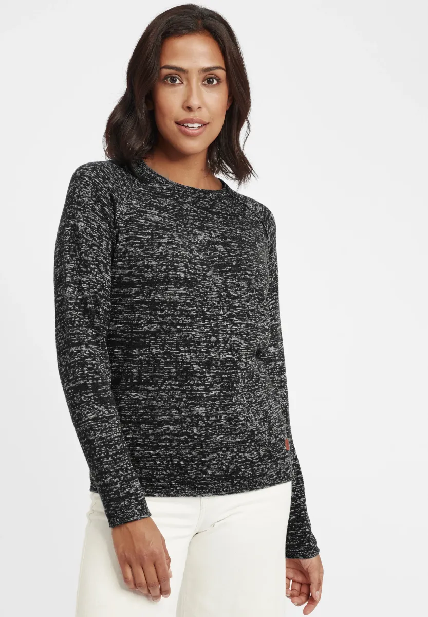 OXDANIELA - Strickpullover - black
