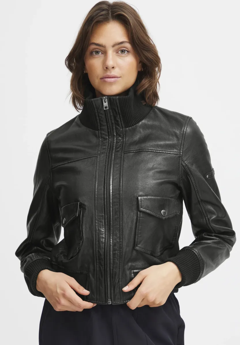 OXDenny - Lederjacke - black