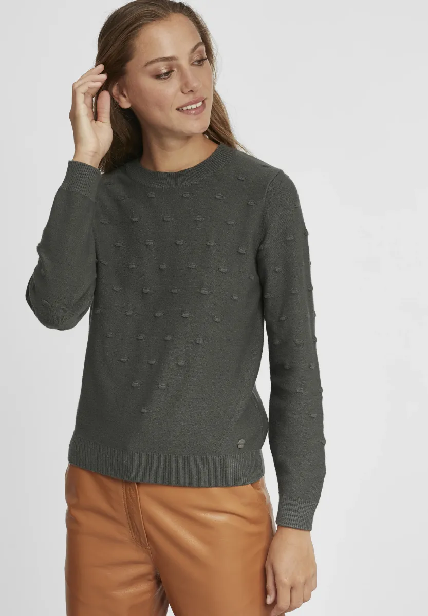 OXDOTTA - Strickpullover - dark shadow