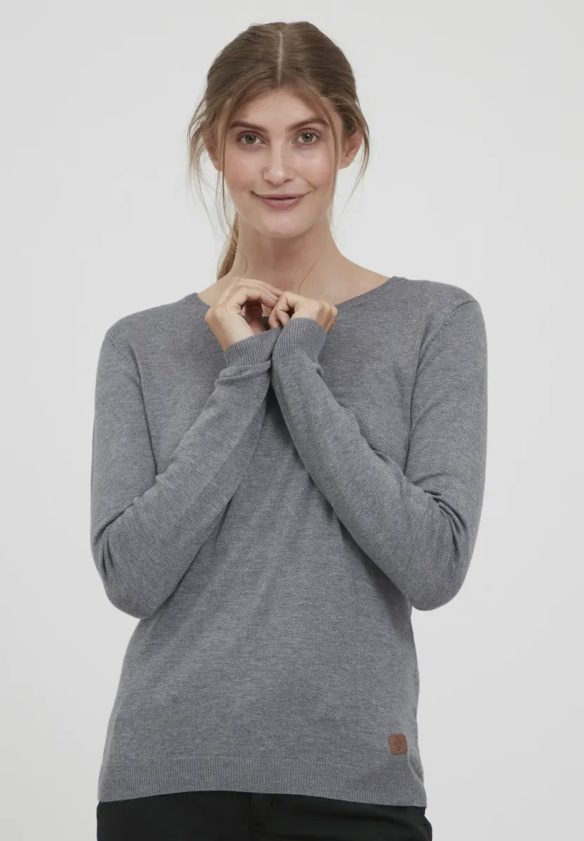 OXEDDA - Strickpullover - grey mel