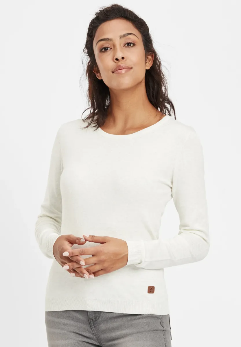 OXEDDA - Strickpullover - oyster gre