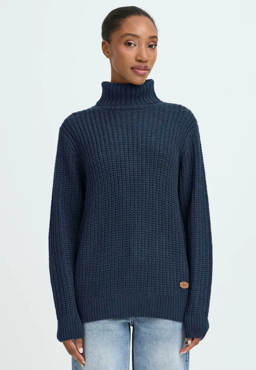 OXEDNA ROLLNECK - Strickpullover - total eclipse