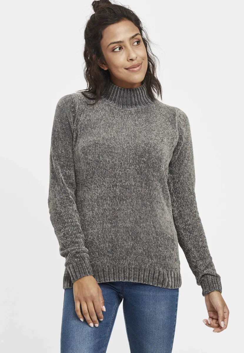 OXESTELLA - Strickpullover - pewter