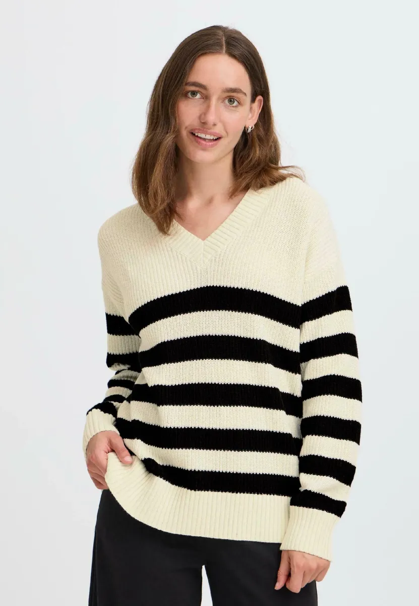 OXKALA - Strickpullover - marshmallow
