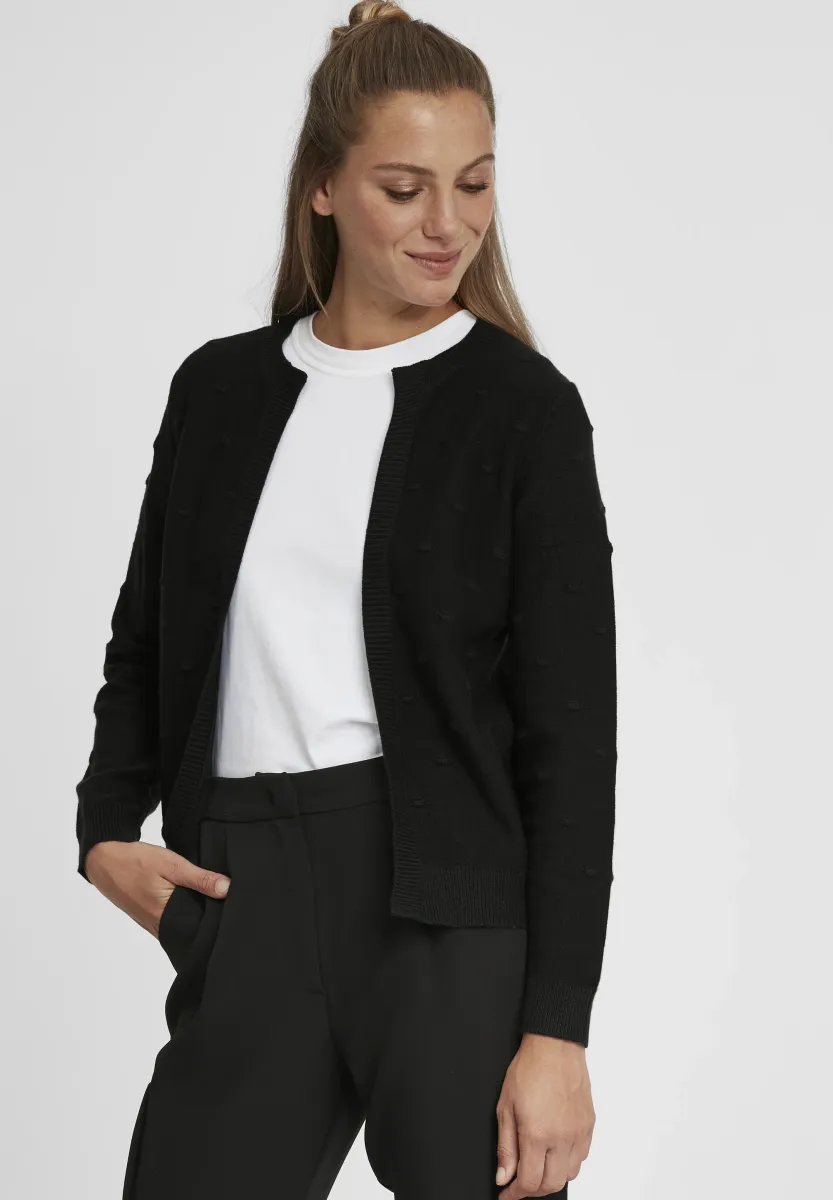 OXKALOTTA - Strickjacke - black
