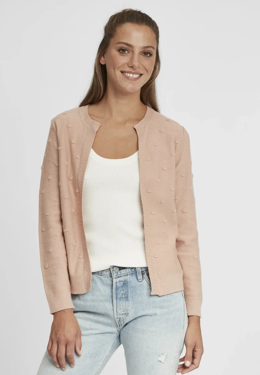 OXKALOTTA - Strickjacke - mahogany rose