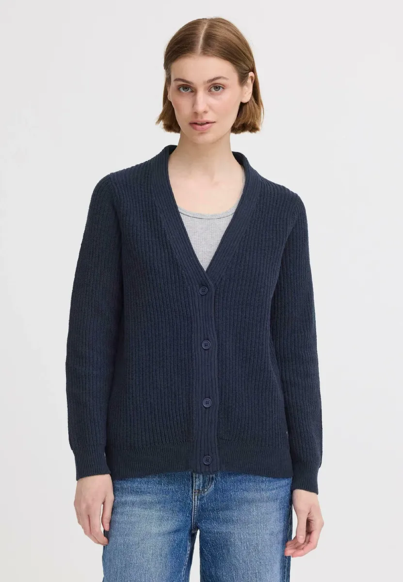 OXKIMMIE - Strickjacke - total eclipse