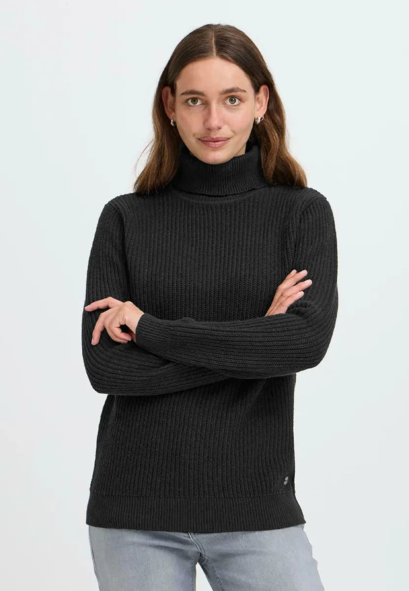 OXKIMSE - Strickpullover - true black