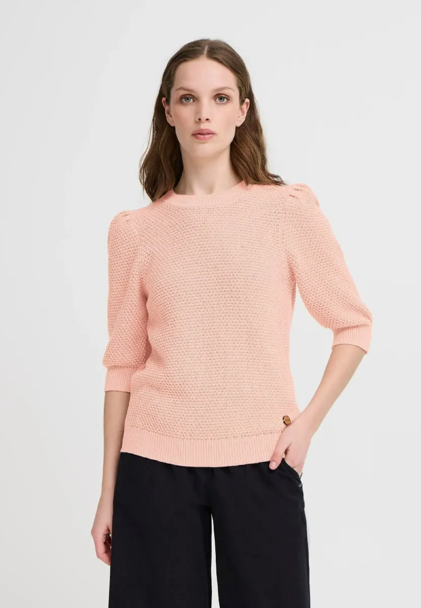OXMICHA - Strickpullover - mahogany rose