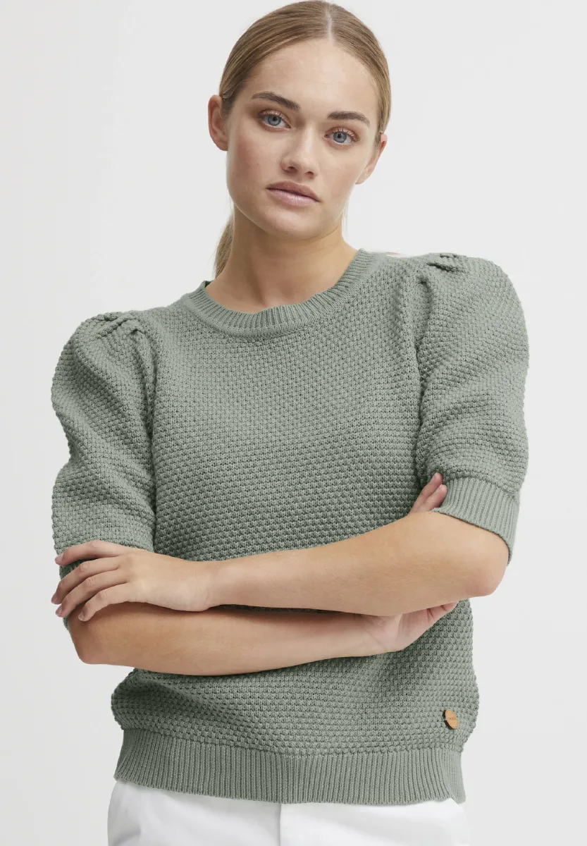 OXMICHA - Strickpullover - sea spray