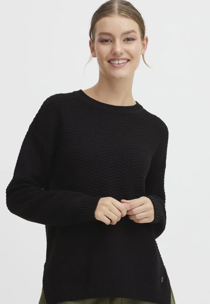OXMilla - Strickpullover - black