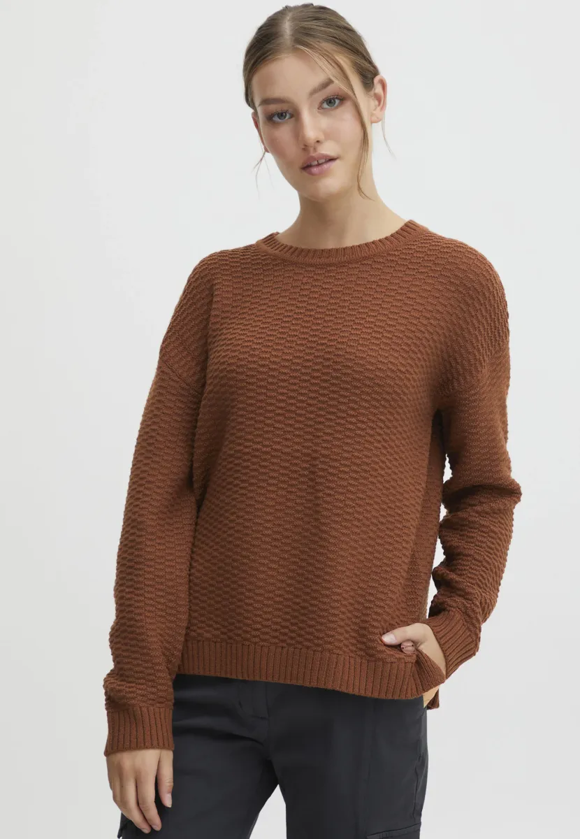 OXMilla - Strickpullover - brunette