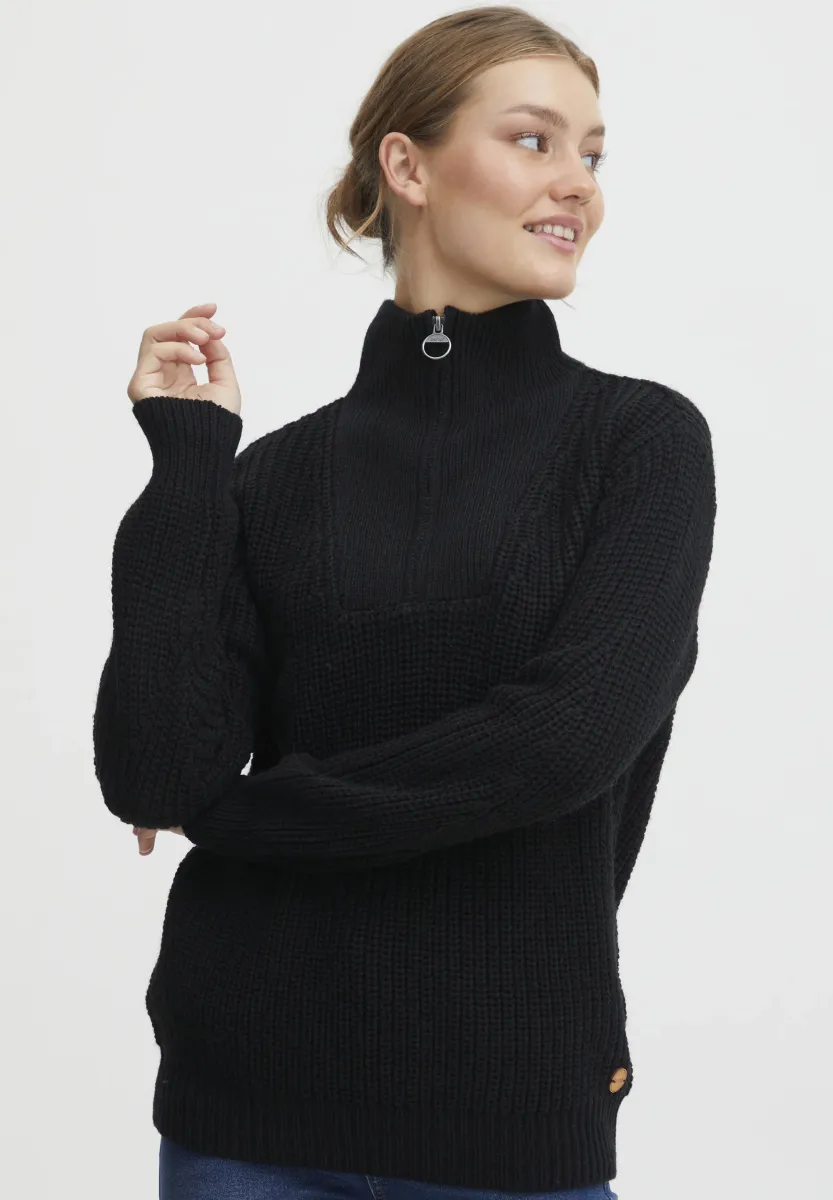 OXNancy - Strickpullover - black