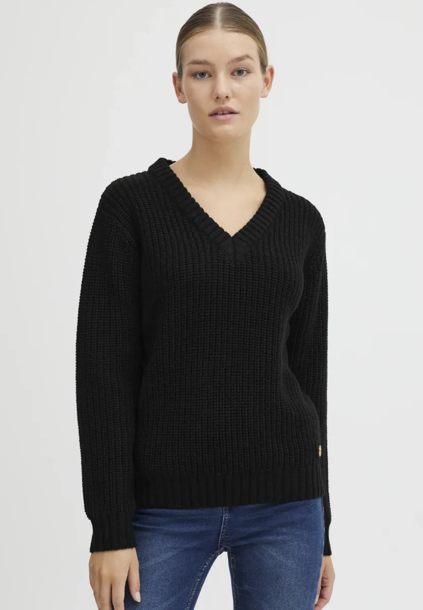 OXNanny - Strickpullover - black