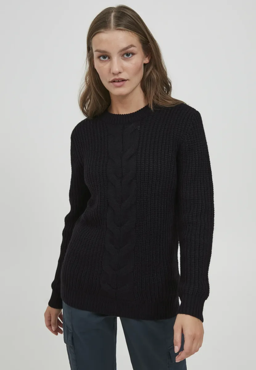 OXNatasja - Strickpullover - black