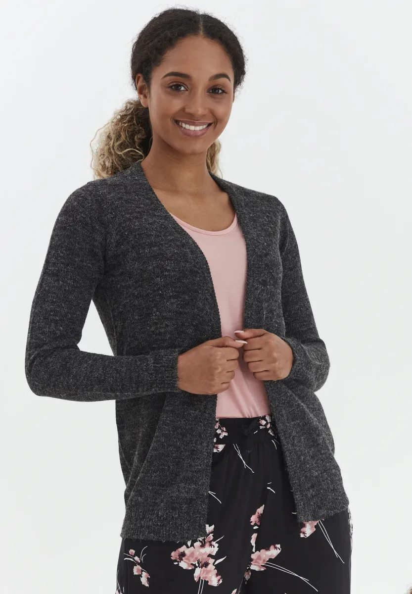 OXNENA - Strickjacke - charcoal mix