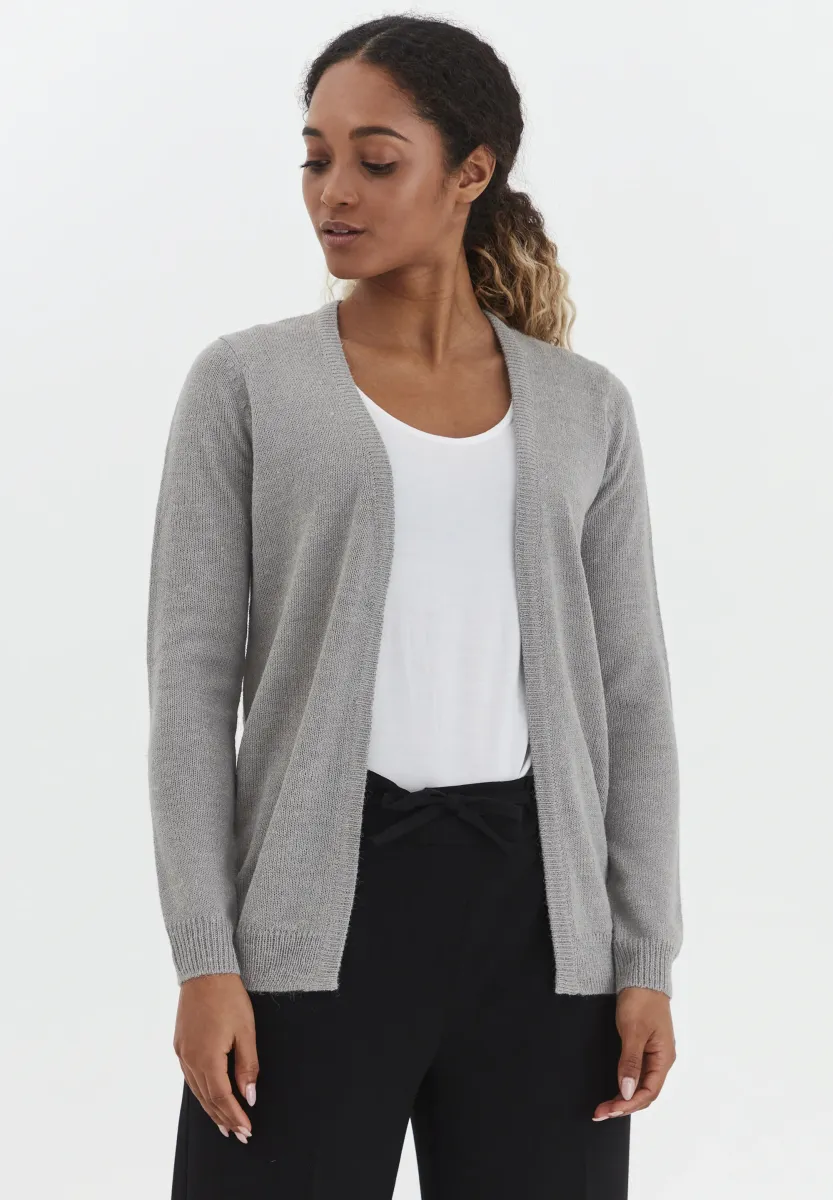 OXNENA - Strickjacke - stone mix