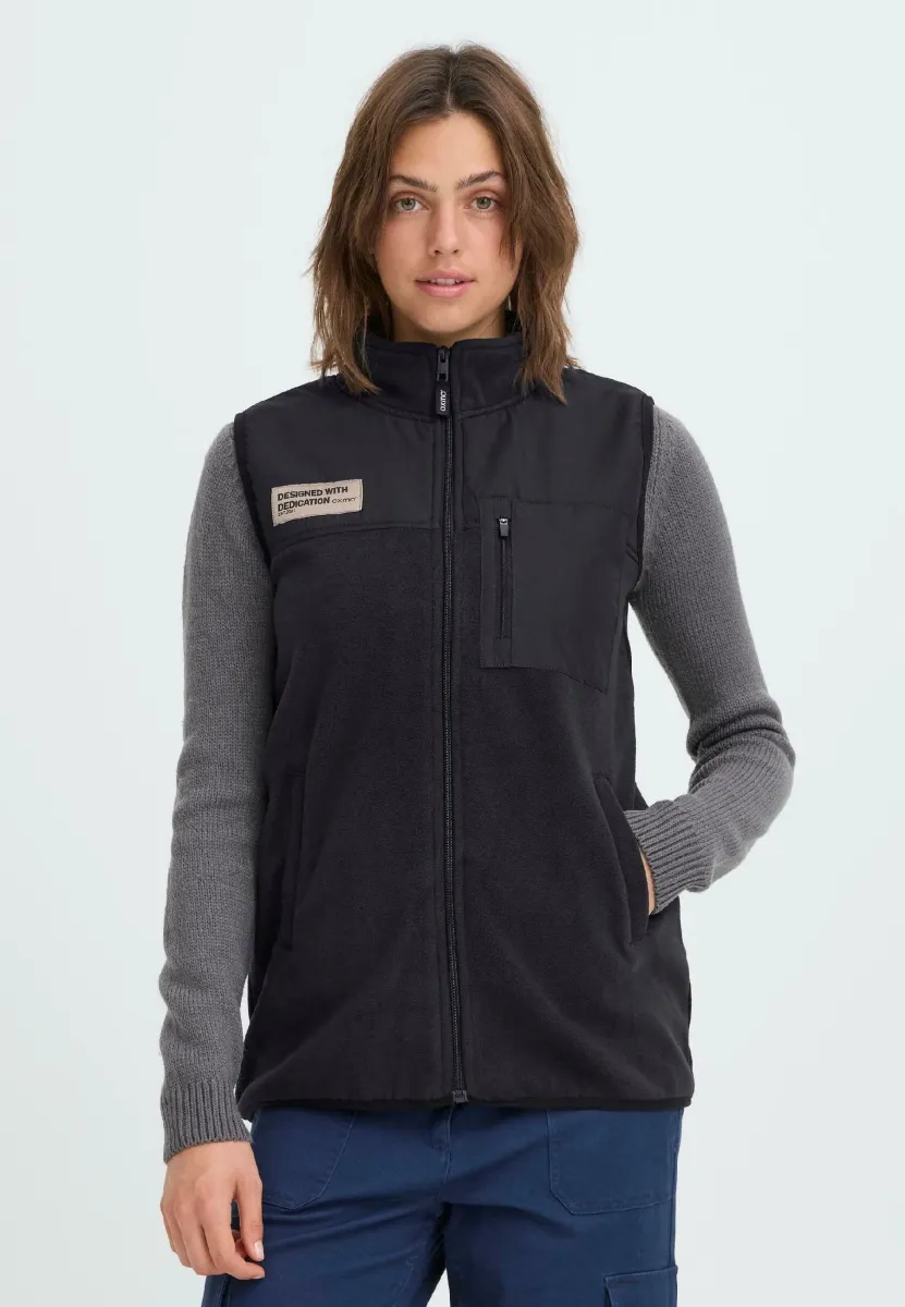 OXNETE FLEECE - Weste - black