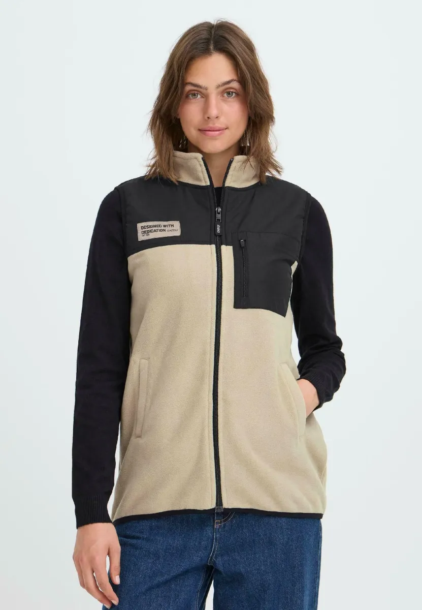 OXNETE FLEECE - Weste - dune