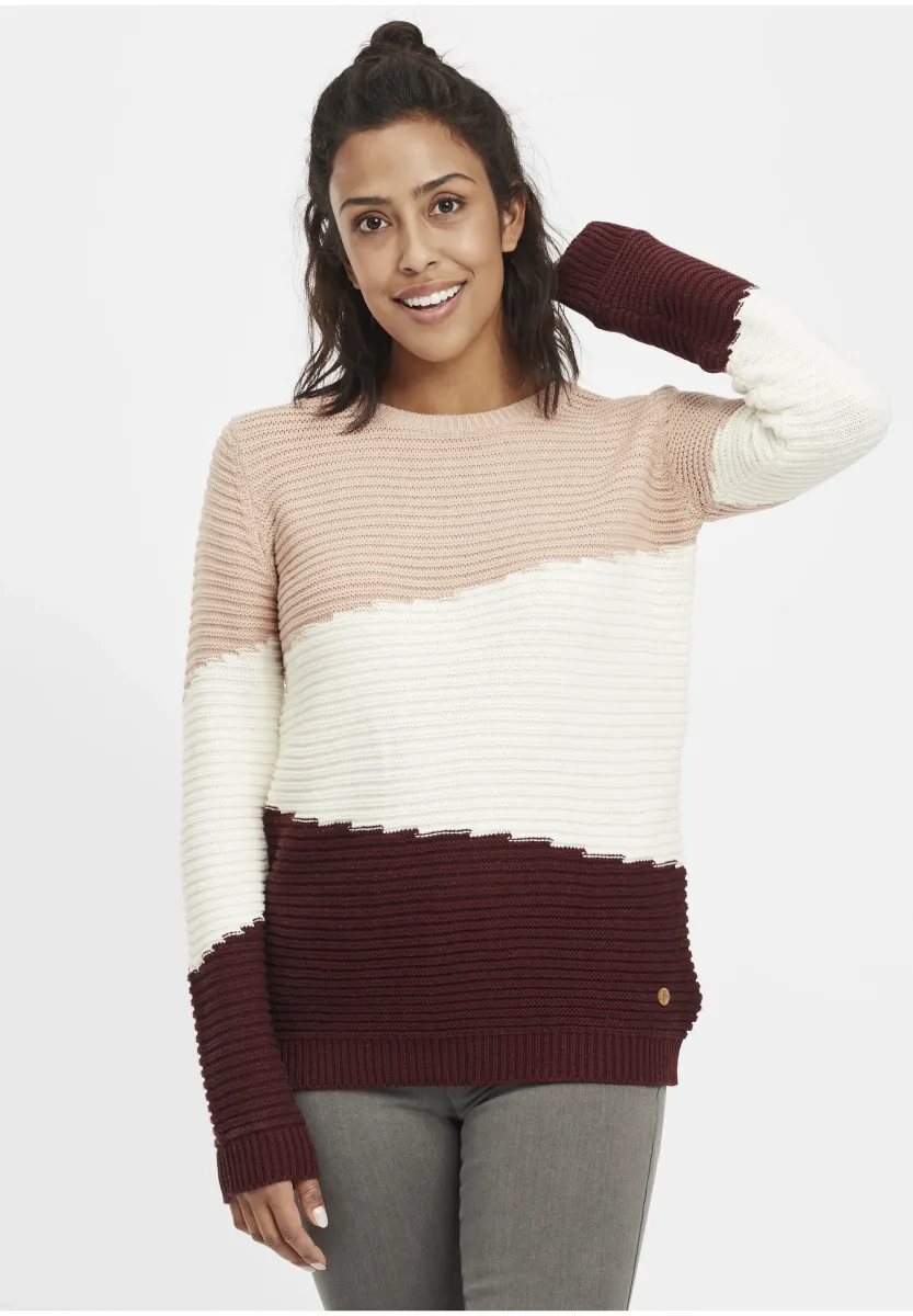 OXOLMA - Strickpullover - mahogany rose
