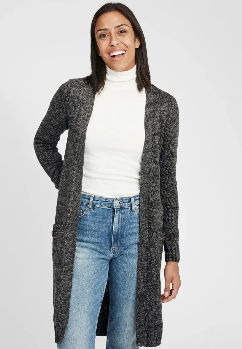 OXPHILETTA - Strickjacke - black