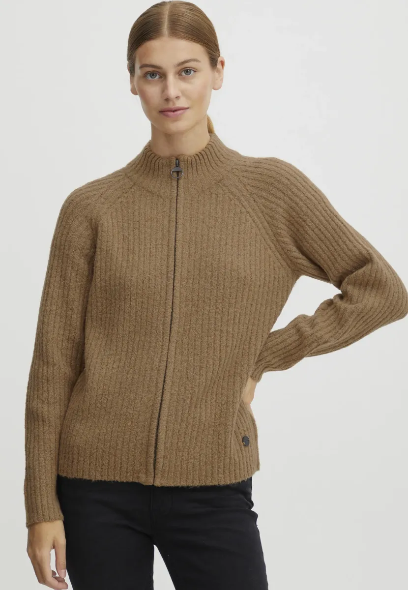 OXSAL - Strickjacke - tannin melange