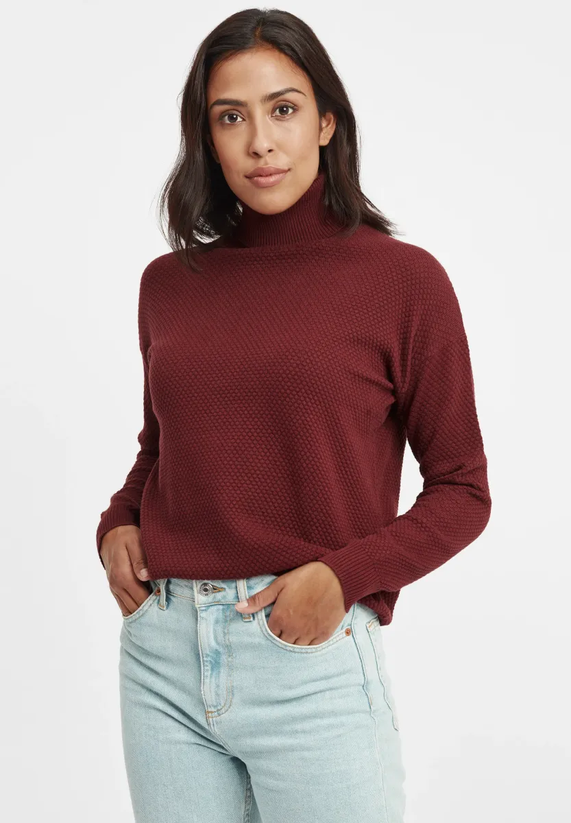 OXSINA - Strickpullover - wine red