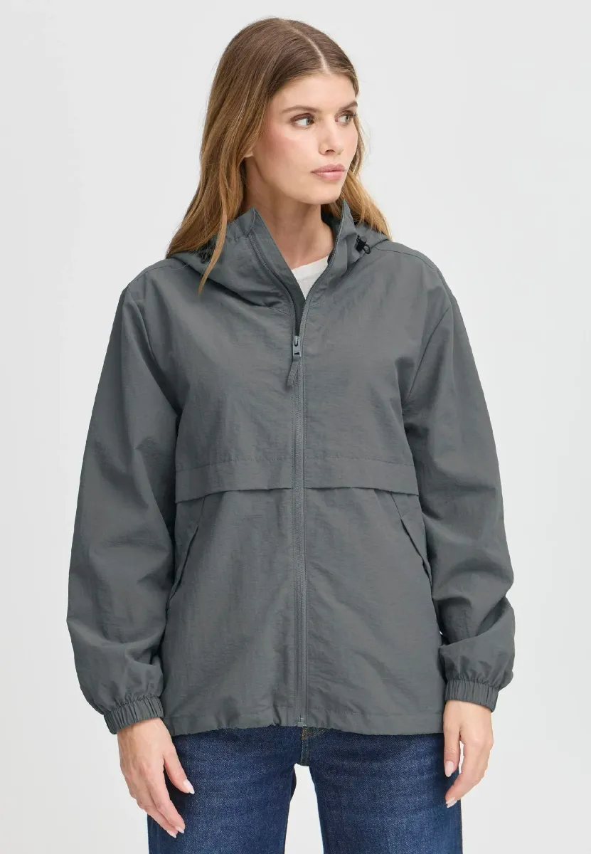 OXVISAM - Windbreaker - iron gate