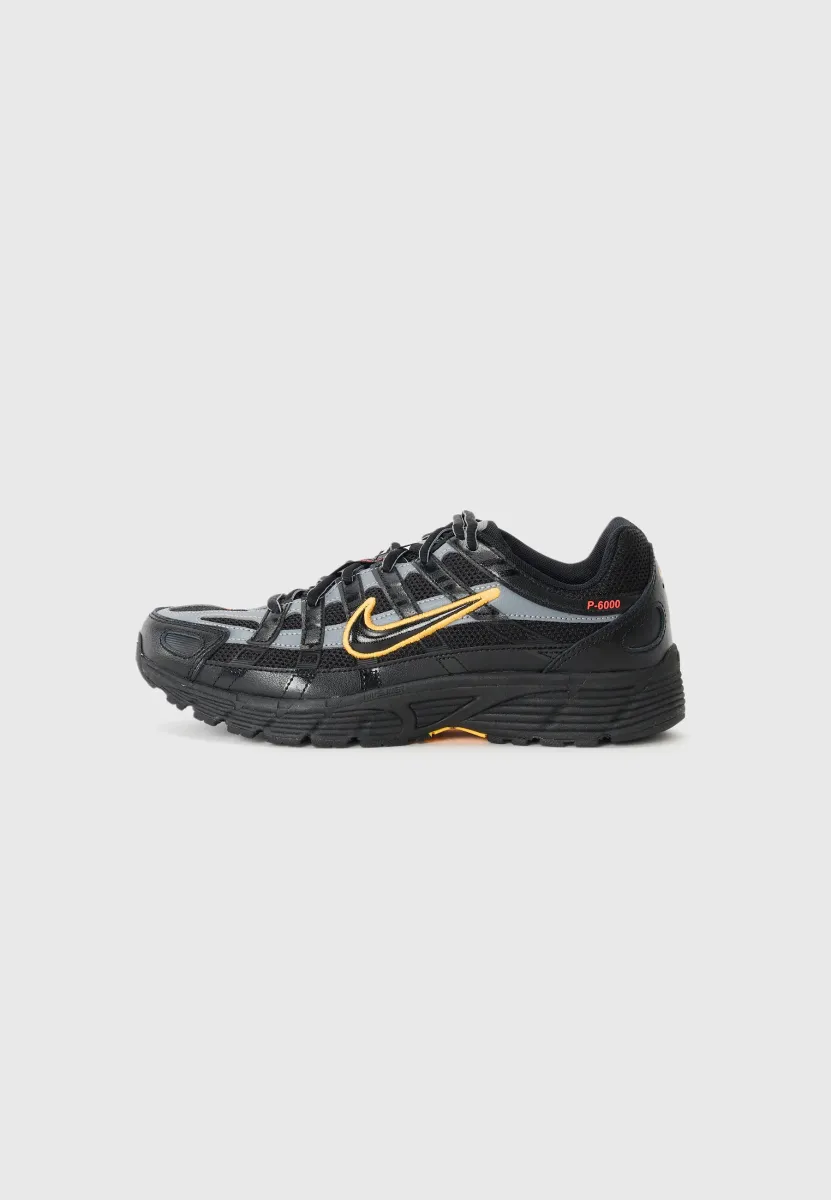 P 6000 UNISEX - Sneaker low - black/laser orange/bright crimson/cool grey
