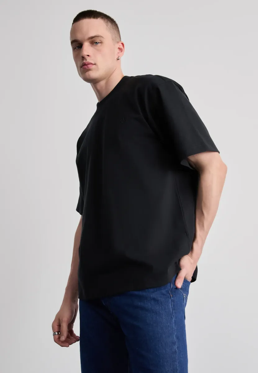 P ESS TEE - T-Shirt basic - black