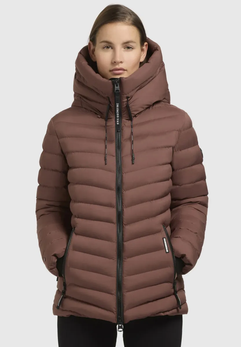 PACE - Winterjacke - rotbraun