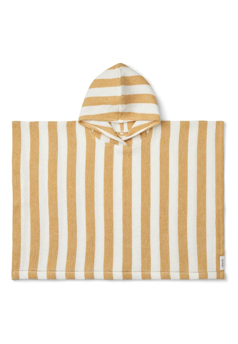 PACO PONCHO UNISEX - Badetuch - white/yellow mellow