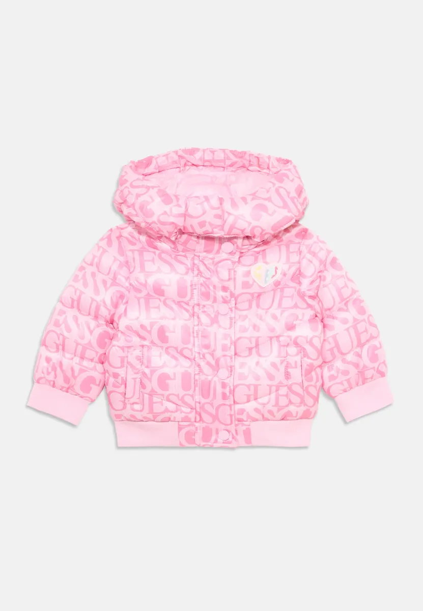 PADDED HOODED JACKET - Winterjacke - logo fuchsia