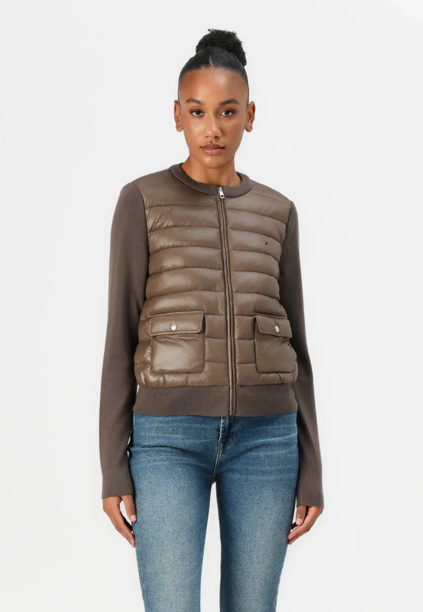 PADDED MIX JACKET - Übergangsjacke - hot coco